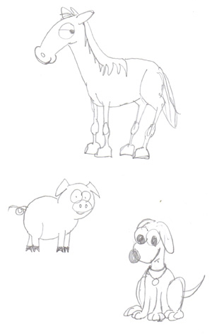 Animal Stick Figures 2