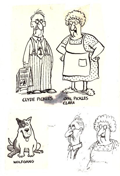 Early sketch for Pickles 1986